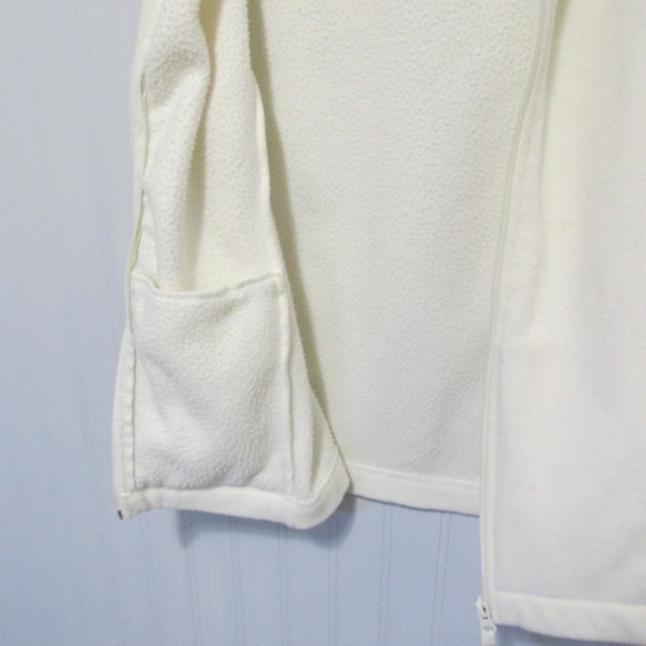 Vintage Chadwick’s Ivory Fleece Vest, Size M - Picture 4 of 5